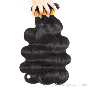 Wholesale Cuticle Aligned Hair Vendors Raw Virgin Brazilian hair bundles Body Wave Human Hair in Mozambique